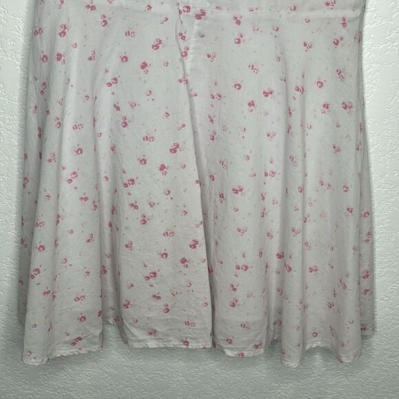 NWT LoveShackFancy Cora Mini Dress Pink Brimfield Floral Medium - Picture 5 of 16